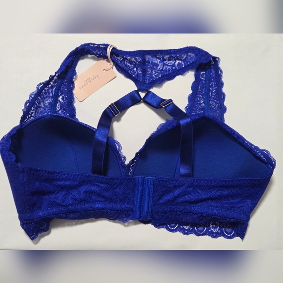 [5x$20] New Hot Blue Lace Bralette / Size M (18-20) - Picture 2 of 10
